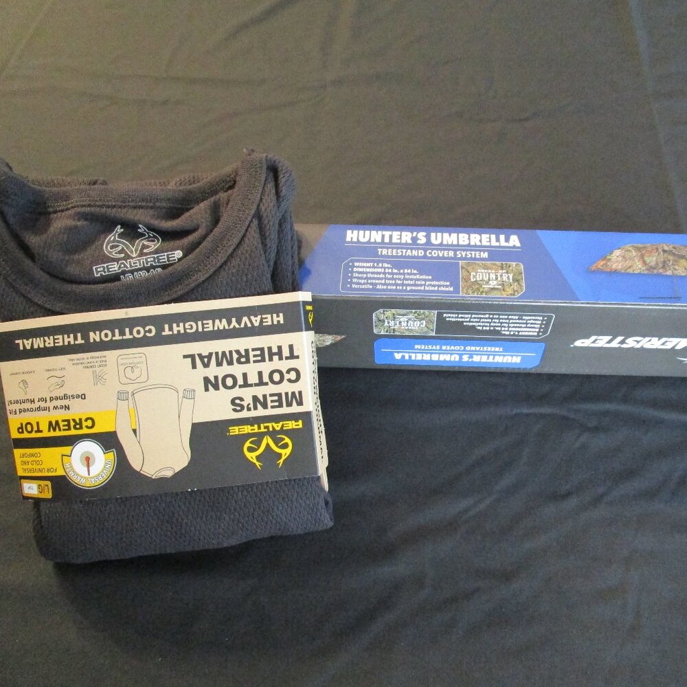 Realtree Men's Thermal & Ameristep Hunter's Umbrella Treestand Cover System NWT